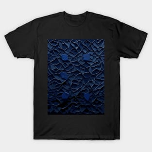 Abstract background with dark blue background. T-Shirt